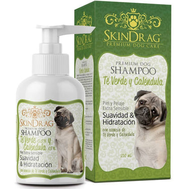 Shampoo SkinDrag Té verde y Caléndula 250 mL